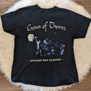 Crown Of Thornz - Mens XL Black T Shirt - New York Hardcore